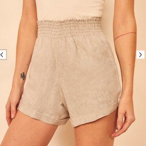 Reformation Nashville Linen Shorts